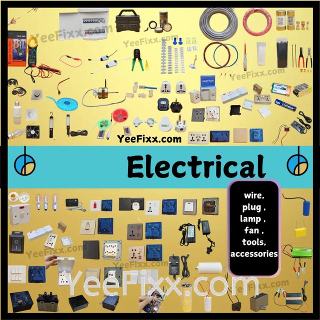 Electrical Wiring, Plug & Lamp Accessories