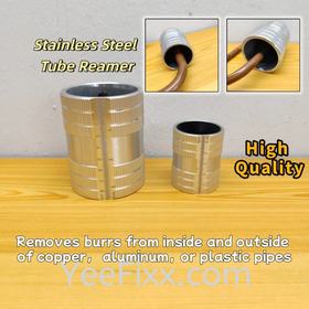 YeeFixx Stainless Steel Tube Reamer deburring tool removing burrs Copper metal plastic pipe edges pipe polish Hole Inner