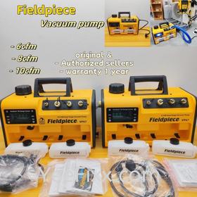YeeFixx Fieldpiece VPX7 / VP87 / VP67 Vacuum Pump refrigeration pipe cleaning machine 10cfm 8cfm 6cfm pam sedut angin