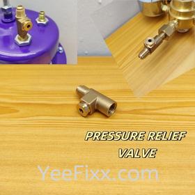 YeeFixx Pressure Relief Valve / Safety Valve protector pipe / tank refrigeration systems Air compressors Hydraulic