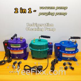YeeFixx 2-in-1 Dual Purpose Vacuum & Purging Pump | Heavy Duty HVAC / Refrigeration Cleaning Pump Pam Pembersihan paip
