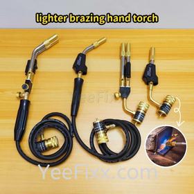 YeeFixx single / double barrel torch welding tube & mapp gas & rod copper Lighter brazing hand Torch welding airond tool