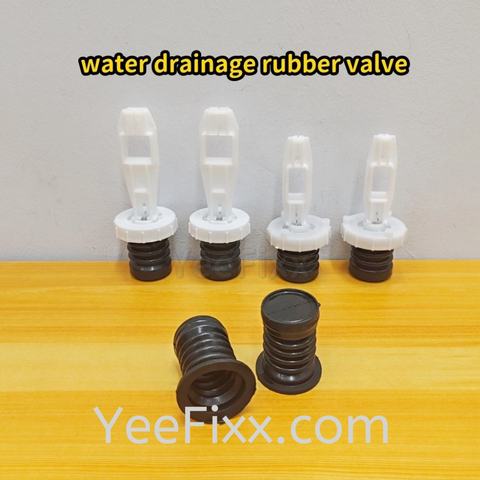 YeeFixx water drainage rubber valve【washing machine】 spring bracket holder water flow outlet air keluar getah penutup
