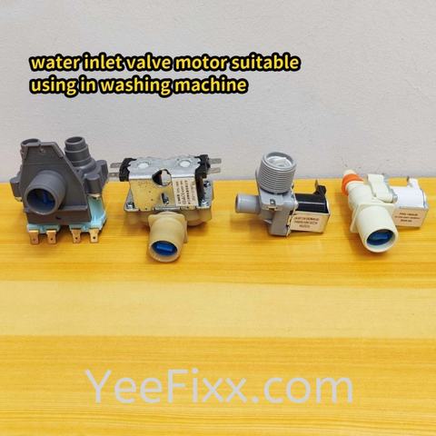 YeeFixx water inlet valve motor【washing machine】 input flow water double /single head motor mesin basuh injap masuk air
