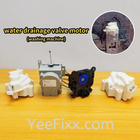YeeFixx water drainage valve motor 【washing machine】 output drain motor outlet pull flow water outer outside tarik air