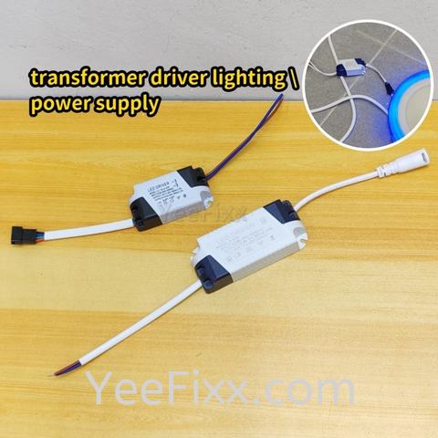 YeeFixx Dc【electric】converter (Led) lamp transformer driver lighting power supply Led downlight 2wire 4wire RGB color