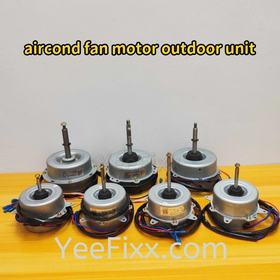 YeeFixx Aircond fan motor outdoor unit 1hp 2hp condenser motor blower wind Heat dissipation compressor motor kipas angin