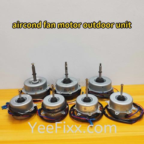 YeeFixx Aircond fan motor outdoor unit 1hp 2hp condenser motor blower wind Heat dissipation compressor motor kipas angin