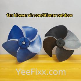 YeeFixx fan blade blower aircond outdoor unit plastic black blade  fan motor blade bilah daun kipas aircond
