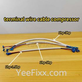 YeeFixx 3core compressor terminal wire cable Aircond outdoor motor electric connection capacitor wayar kabel kompressor