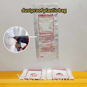 YeeFixx (100pcs) Dustproof plastic bag hanging dust holder storage wall install aircond drill hole dust cover protection