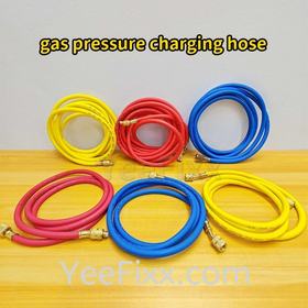 YeeFixx gas pressure charging hose air-conditioner checking pipe refill gas aircond connection manifold gauge meter