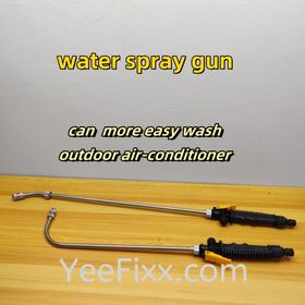 YeeFixx High Pressure Washer Spray Gun Lance Nozzle Extension Wand Trigger Handle L shape clip type connect water pump