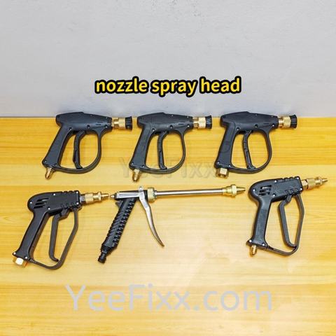 YeeFixx sprayer head water hose connection pump pipe squirt nozzle spray accessories kepala semburan air tekanan pam air