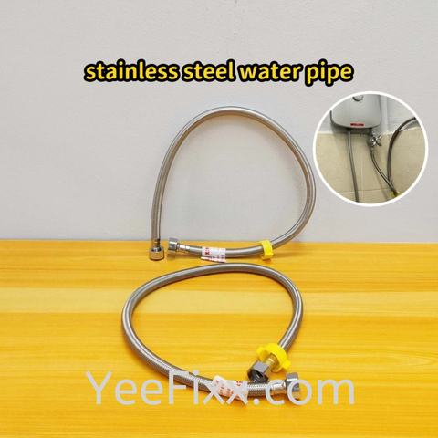 YeeFixx flexible hose bathroom install water heater stainless steel water pipe connector / basin tap screw 20mm paip air