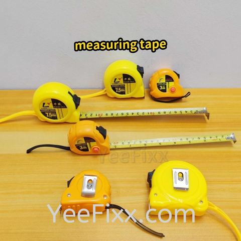 YeeFixx working measuring tape for measure spare part  / aircond pipe / installation bracket air-conditioner / DIY job