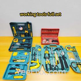 YeeFixx technician working tool Full set installation air-conditioner / wireman / repair kits refrigerator DIY tool box