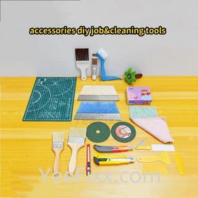 YeeFixx accessories diy job & cleaning tool for aircond / fridge washing brush / cloth / tisu / cutter /scraper working
