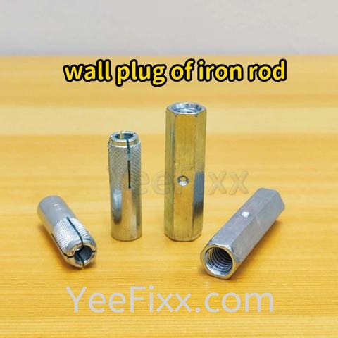 YeeFixx aircond ceiling cassette / cable tray installation hanging rod drop in anchor wall plug & connector rod 3/8''