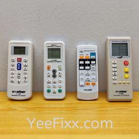 YeeFixx aircond remote control universal air-conditioner remote controller sensor alat kawalan jauh kontrol