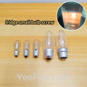 YeeFixx small bulb e12 e14 e17 e27 b22 yellow light screw base rotate bulb fridge Incandescent Neon Lamps mentol