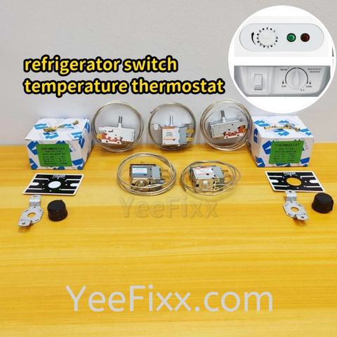 YeeFixx refrigerator switch temperature thermostat controller control freezer chiller fridge thermo kontroller peti ais