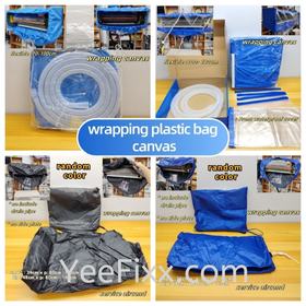 YeeFixx Wrapping canvas bag service aircond wall mount indoor wash cleaning bag plastic kain beg kanvas pembersih A/C